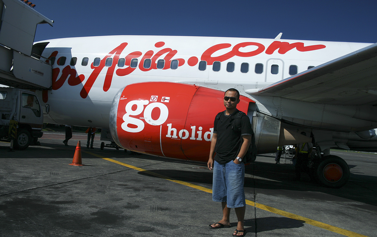Penerbangan pertama landing di Bali
