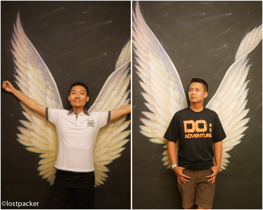 Fallen Angel in Kuso Trick Art Gallery