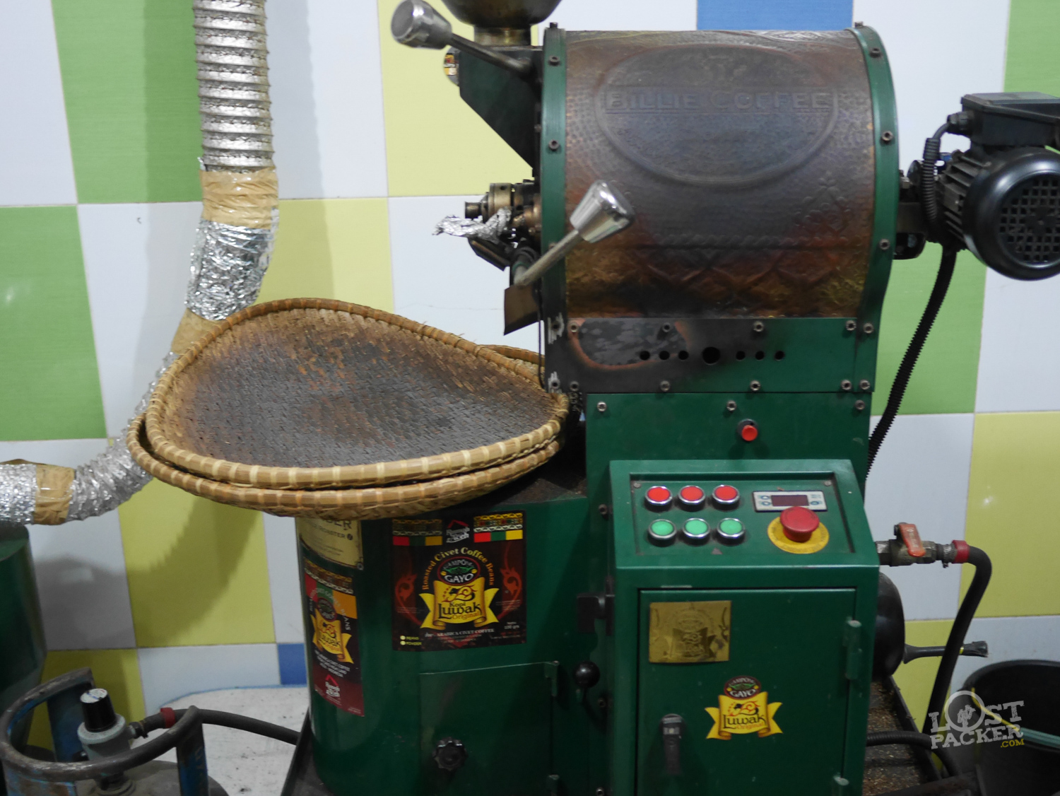 Mesin Pengolah Kopi lezat dari Rumoh Aceh