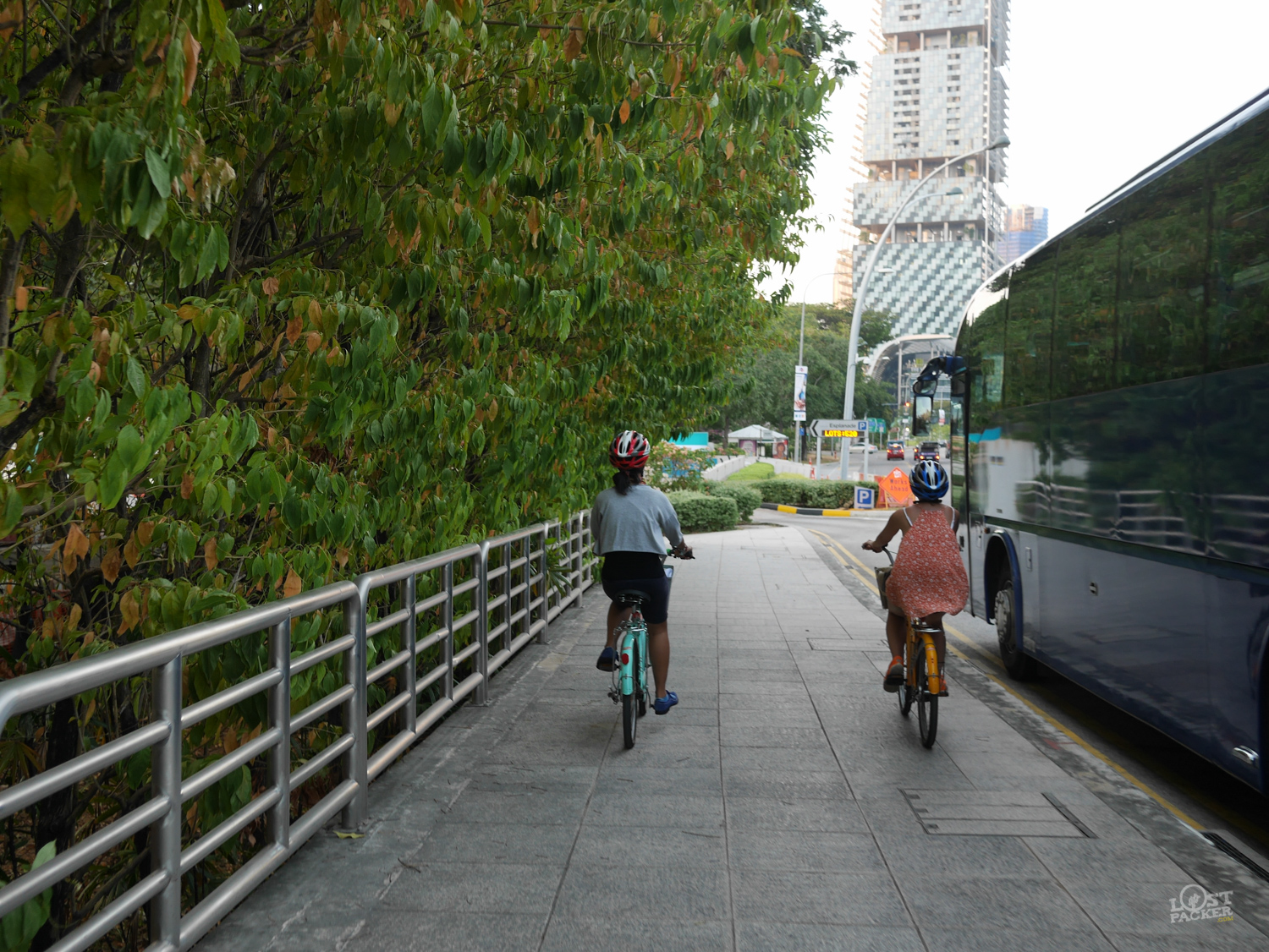 Sepedaan di Singapore