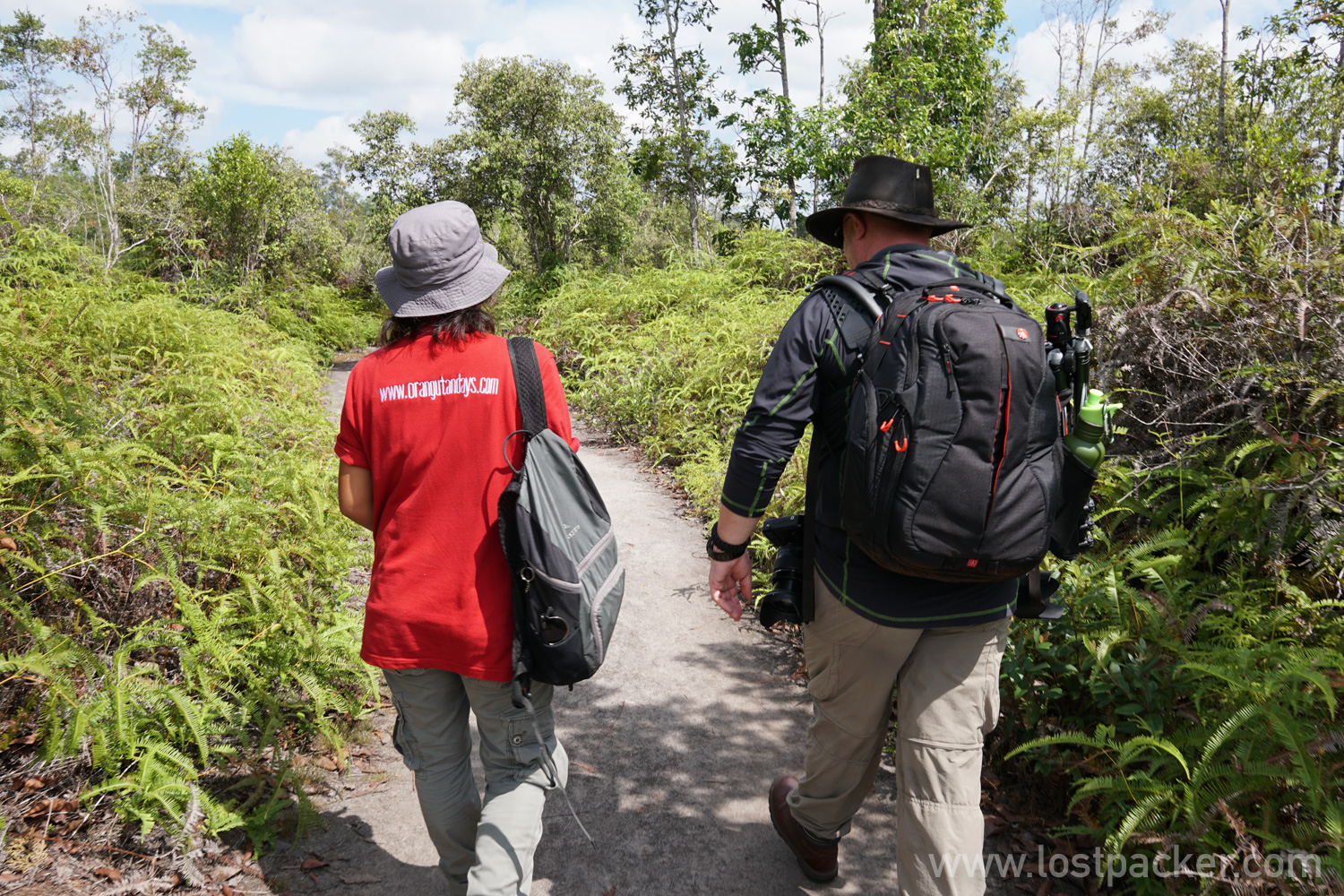 Sambil Trekking, banyak ilmu yang saya dapat dari penuturan guide di Taman Nasional Tanjung Puting